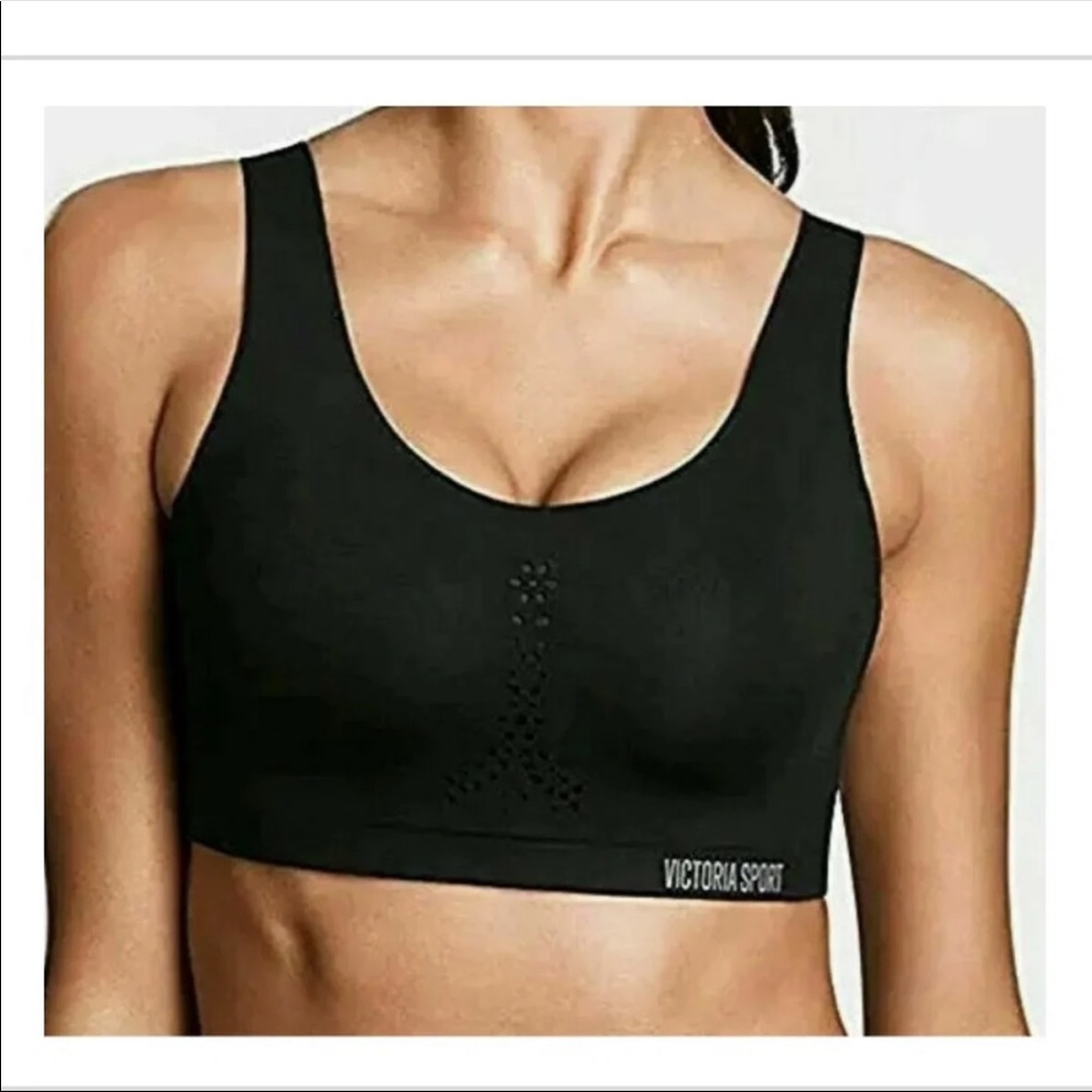 (34B) Victoria’s Secret Victoria Sport Angel Max Black Sports Bra - Picture 10 of 12